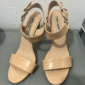 Karl Lagerfeld high heels size 9 like new